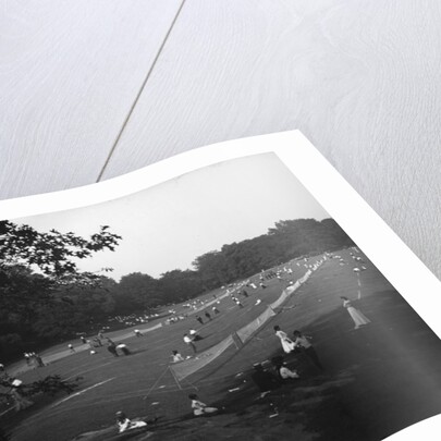 The Tennis courts, Central Park, New York, c.1904 by Detroit Publishing Co.