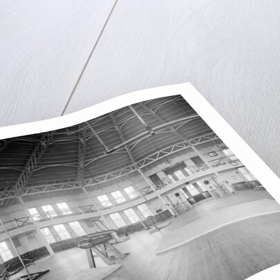 Gymnasium interior, U.S. Naval Academy, c.1890-1901 by Detroit Publishing Co.