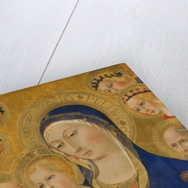Madonna and Child with Saint Jerome, Saint Bernardino, and Angels, c.1460-70 by Sano di also Ansano di Pietro di Mencio Pietro