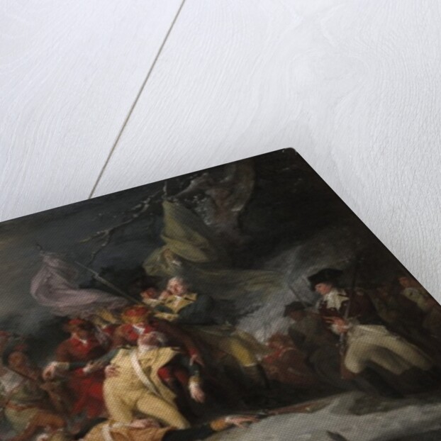 The Death of General Montgomery in the Attack on Quebec, December 31, 1775, 1786 by John Trumbull