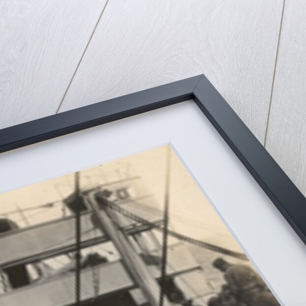 Pioneer Infantry Battalion on the troop ship U.S.S. Philippine from Brest harbor, France, July 18, 1919 by American Photographer