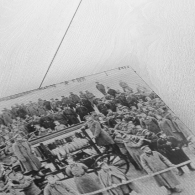 Prisoners' Fire Department, Guben, 1914-15 by German Photographer