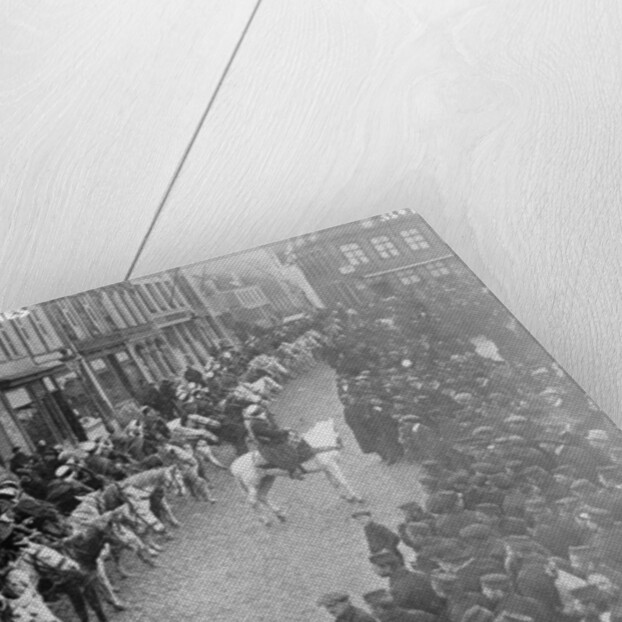 Spahis of Algeria at Furnes, 1914-15 by Photographer Belgian