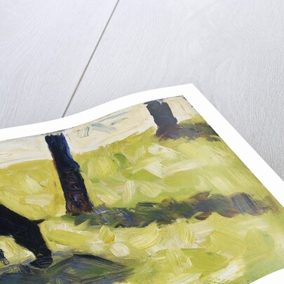 Black Cow in a Meadow, 1881 by Georges Pierre Seurat