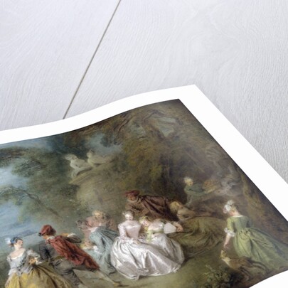 Courtly Scene in a Park, c.1730-35 by Jean-Baptiste Joseph Pater