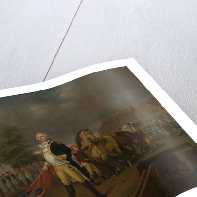 General Humphreys Delivering the Standards taken at Yorktown to Congress Hall, Philadelphia by Nicolas Louis Albert Delerive