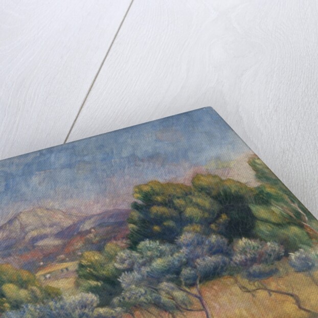 Mount of Sainte-Victoire, c.1888-89 by Pierre Auguste Renoir