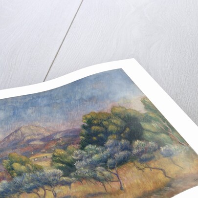 Mount of Sainte-Victoire, c.1888-89 by Pierre Auguste Renoir