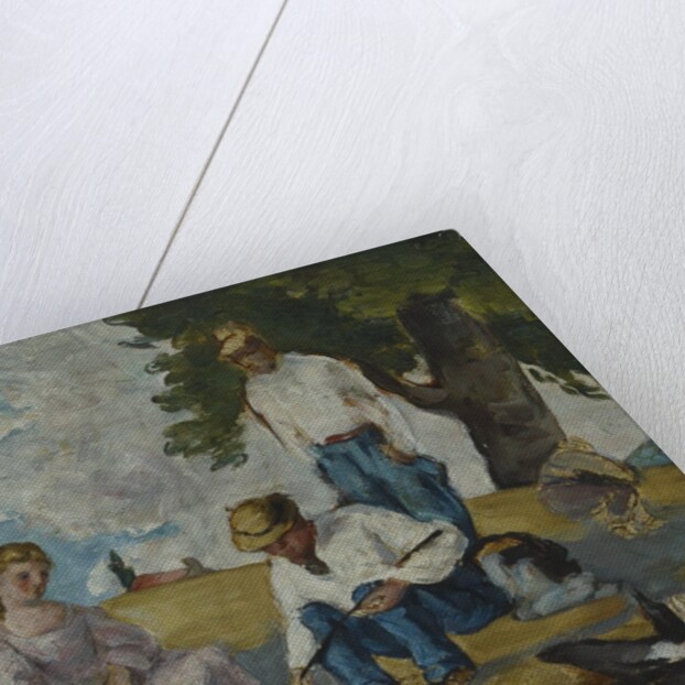 Picnic on a Riverbank, 1873-74 by Paul Cezanne