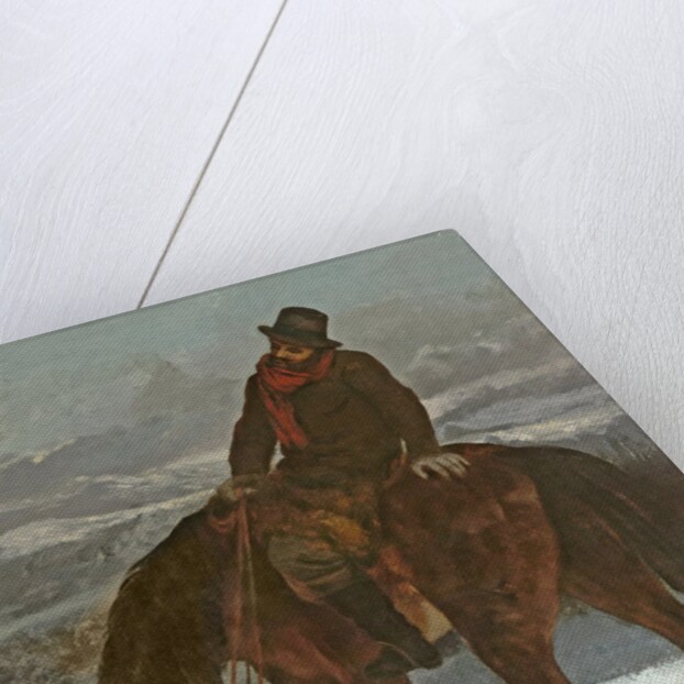 Hunter on Horseback, c.1864 by Gustave Courbet