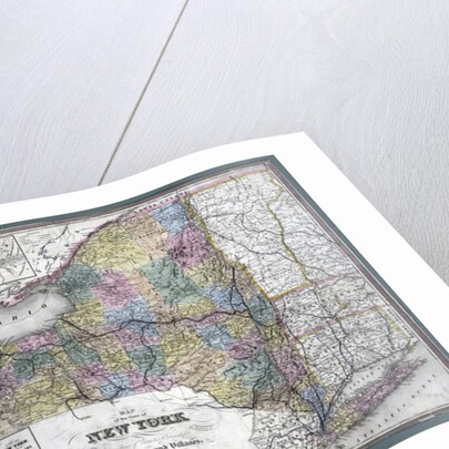 Map of the state of New York, 1850 by Anonymous