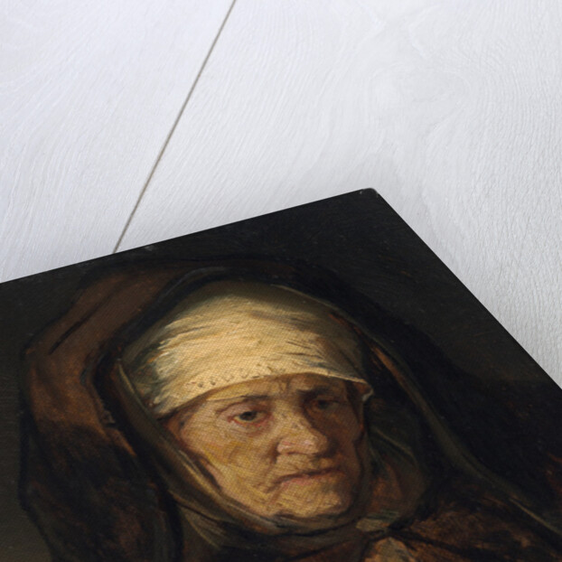 Head of an Aged Woman, 1655-60 by Rembrandt Harmensz. van Rijn