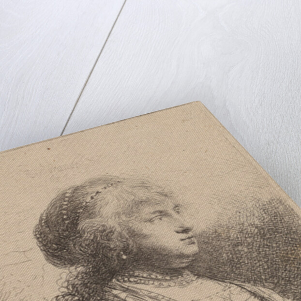 Saskia with Pearls in Her Hair, 1634 by Rembrandt Harmensz. van Rijn