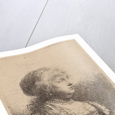 Saskia with Pearls in Her Hair, 1634 by Rembrandt Harmensz. van Rijn