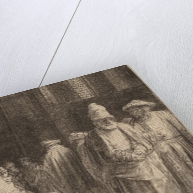 Jews in the Synagogue, 1648 by Rembrandt Harmensz. van Rijn