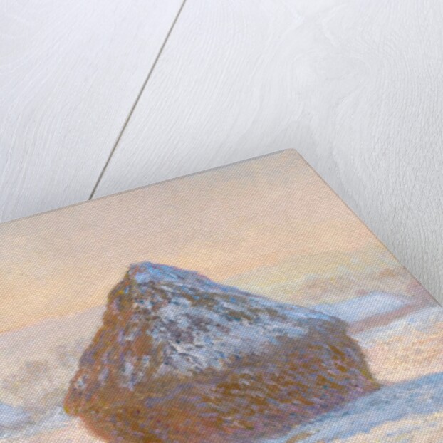 Wheatstaks, snow Effect, Morning, 1891 by Claude Monet