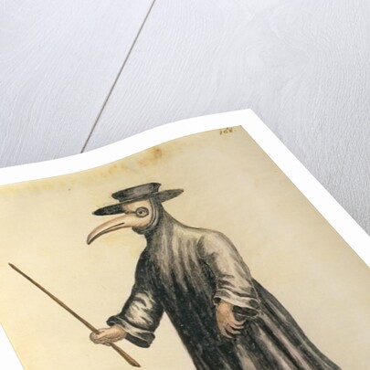 Venetian Doctor during the time of the plague, 18th century by Jan van Grevenbroeck