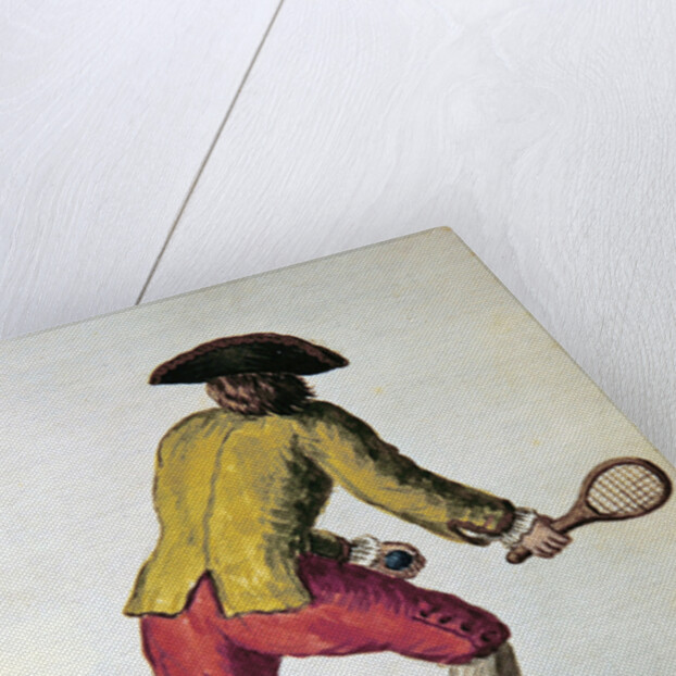 Nobleman playing racquets by Jan van Grevenbroeck