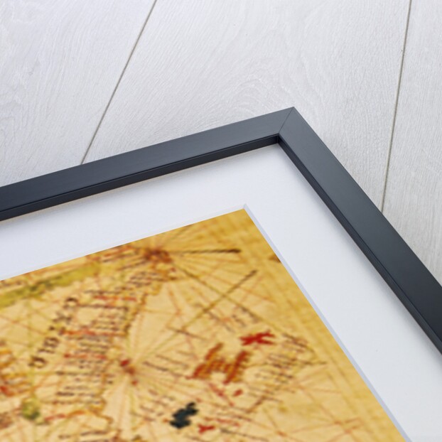 The Iberian Peninsula and the north coast of Africa by Giovanni Xenodocus da Corfu