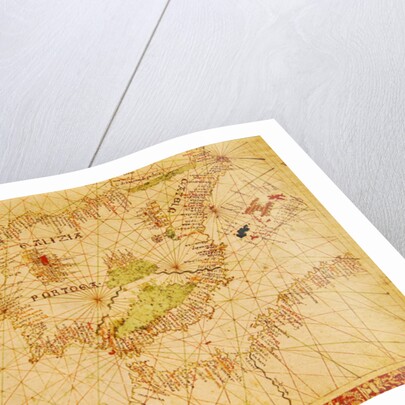 The Iberian Peninsula and the north coast of Africa by Giovanni Xenodocus da Corfu