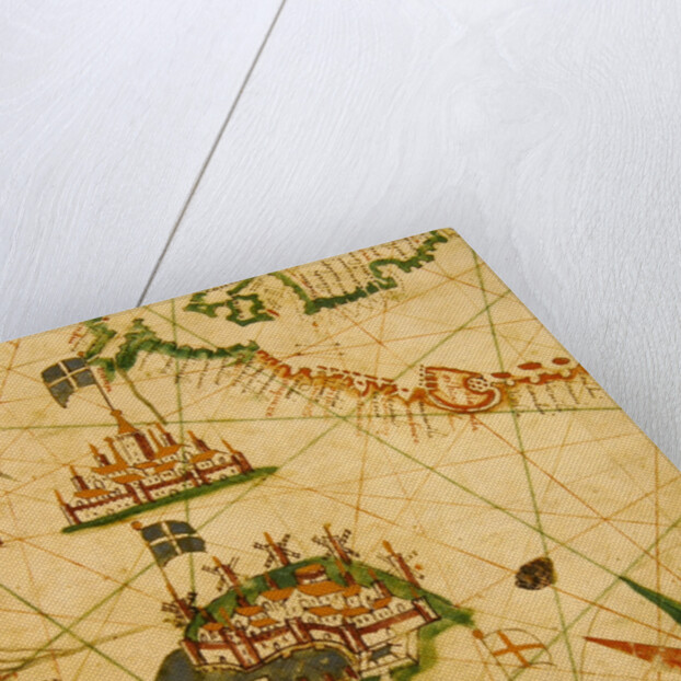 The Cities of Marseille and Genoa with their ports by Pietro Giovanni Prunes