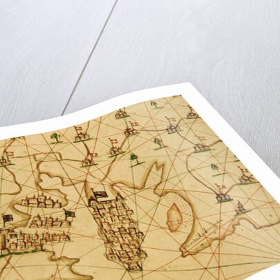 The Port of La Valletta by Italian School