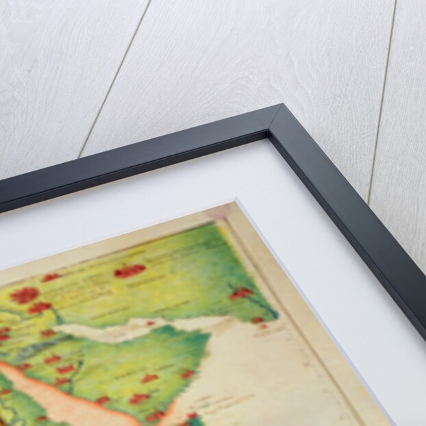 The Continent of Africa, from an Atlas of the World in 33 Maps, Venice, 1st September 1553 by Battista Agnese