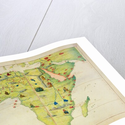 The Continent of Africa, from an Atlas of the World in 33 Maps, Venice, 1st September 1553 by Battista Agnese