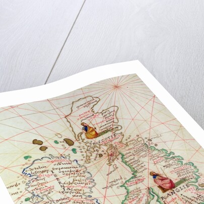 The Kingdoms of England and Scotland by Battista Agnese