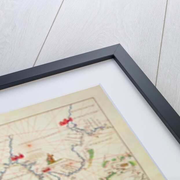 The Indian Ocean, from an Atlas of the World in 33 Maps, Venice, 1st September 1553 by Battista Agnese