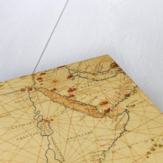 Part of Africa by Battista Agnese