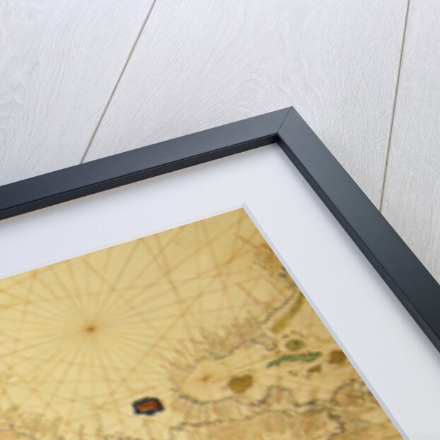 The Pacific Ocean, from an Atlas of the World in 33 Maps, Venice, 1st September 1553 by Battista Agnese