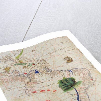 South America, from an Atlas of the World in 33 Maps, Venice, 1st September 1553 by Battista Agnese