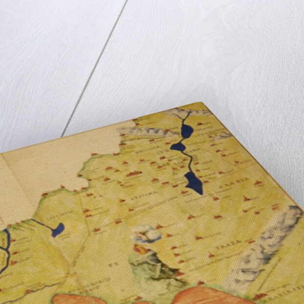 The Middle East, from an Atlas of the World in 33 Maps, Venice, 1st September 1553 by Battista Agnese