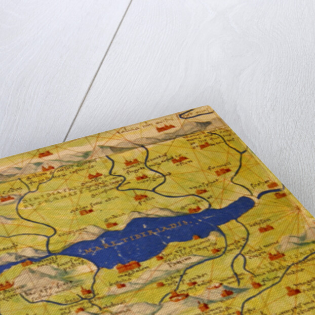 The Sea of Galilee by Battista Agnese