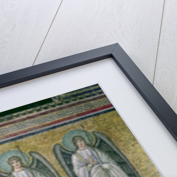 Christ enthroned with the angels by Byzantine School