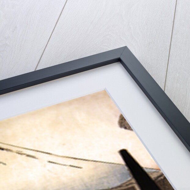 The Daimyo's entourage before Mount Fuji, 1858 by Utagawa Yoshitora