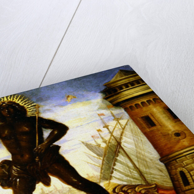 Prologue: the Harbour with the Colossus of Rhodes by Giacomo Torelli