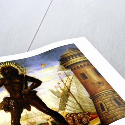 Prologue: the Harbour with the Colossus of Rhodes by Giacomo Torelli