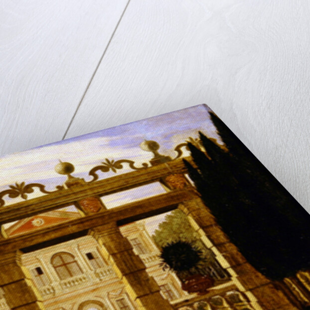 Act I, scene VII and Act II, scenes I and III by Giacomo Torelli