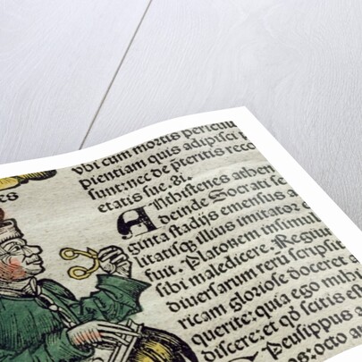 Text concerning the use of glasses by German School