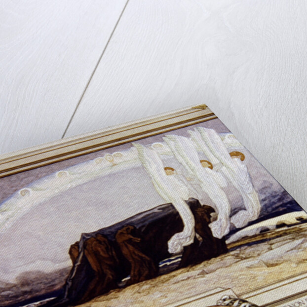 Illustration from Dante's 'Divine Comedy', Purgatory, Canto II: 135, 1921 by Franz von Bayros