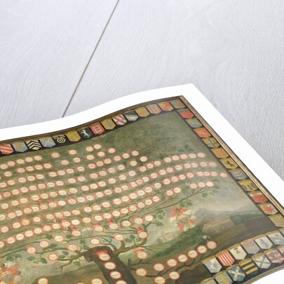 Family tree of the Davanzati family by Italian School