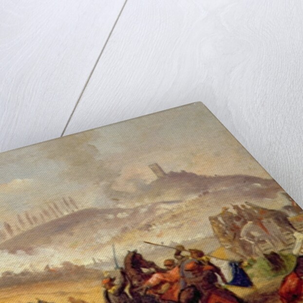 The Battle of Solferino by Italian School