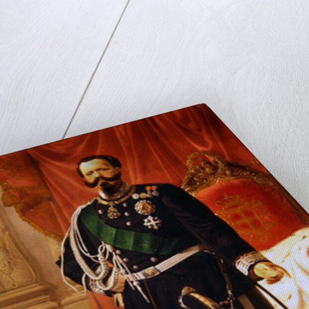 Portrait of Victor Emmanuel II of Italy by Cesare Campini