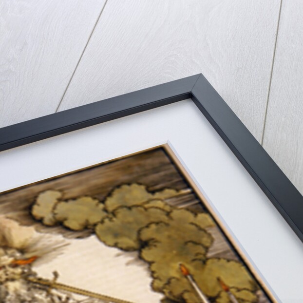 St. John on the Island of Patmos receives inspiration from God to create the Apocalypse, 1498 by Albrecht Dürer or Duerer