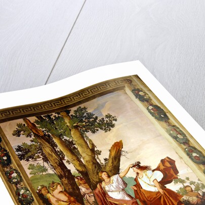 Crowning of the nymph Amaryllis, winner of the race by Giulio Carpioni