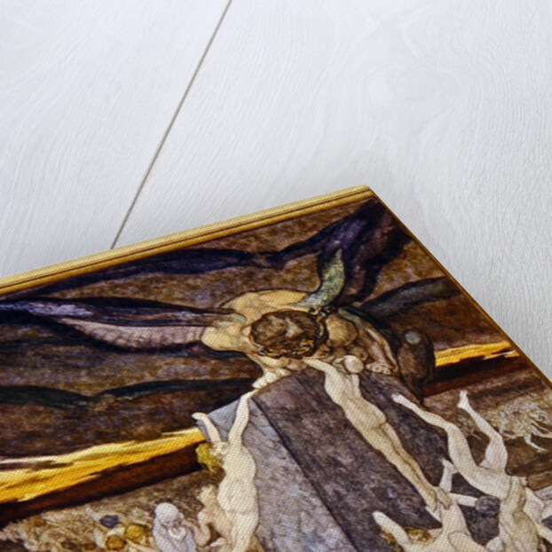 Illustration from Dante's 'Divine Comedy', Inferno, Canto XIX, 1921 by Franz von Bayros