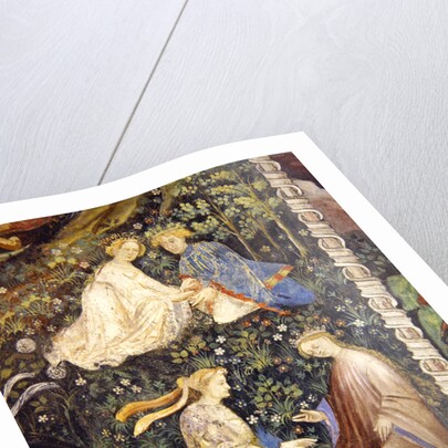 Lovers in a garden in May by Maestro (attr. to) Venceslao