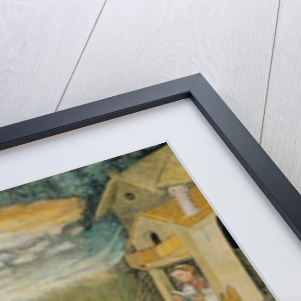 Harvesting sheaves of grain by Italian School